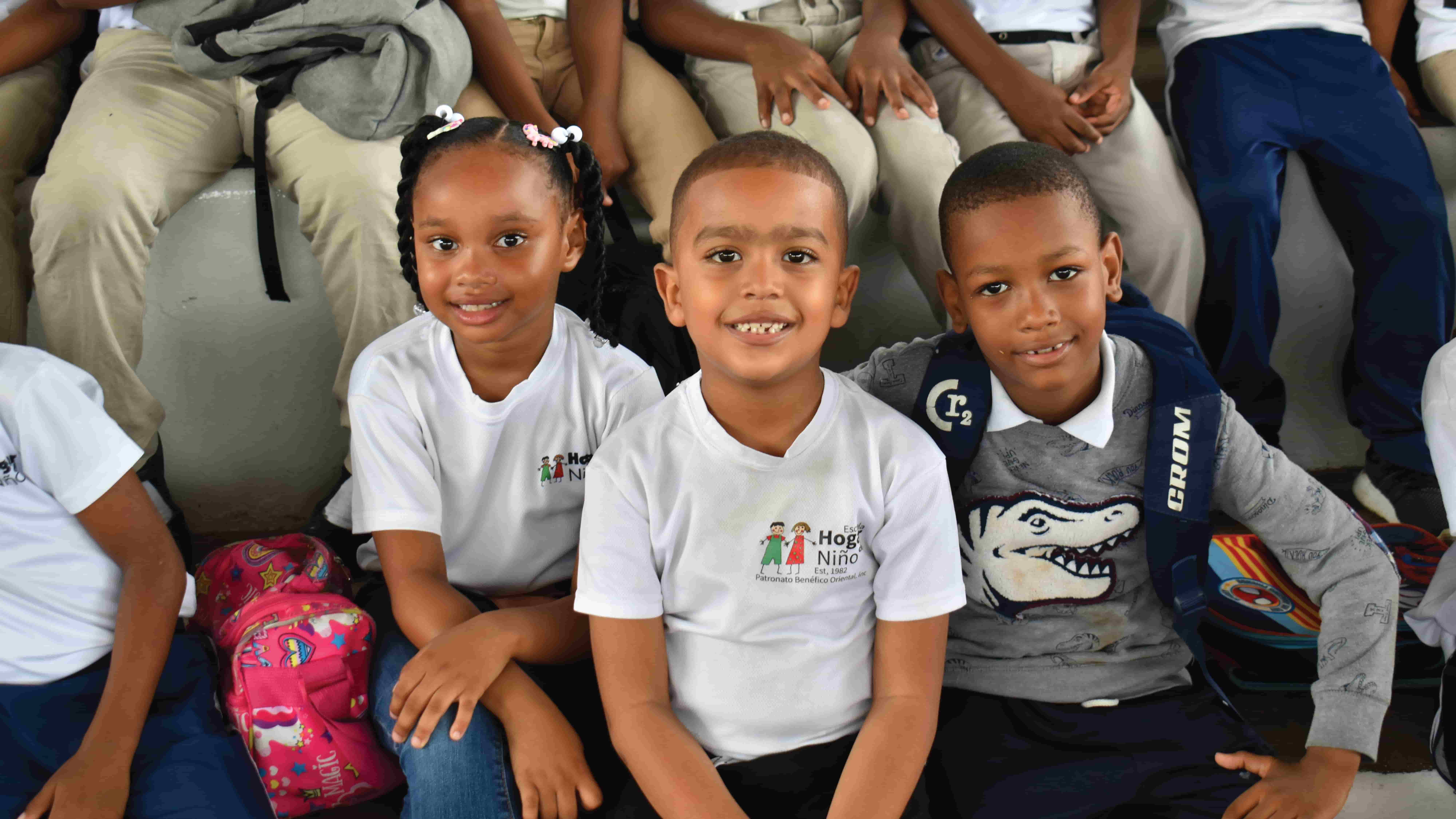 Estudiantes del Hogar del Niño